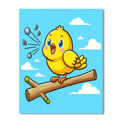 Singing Canary Paint By Numbers Kits