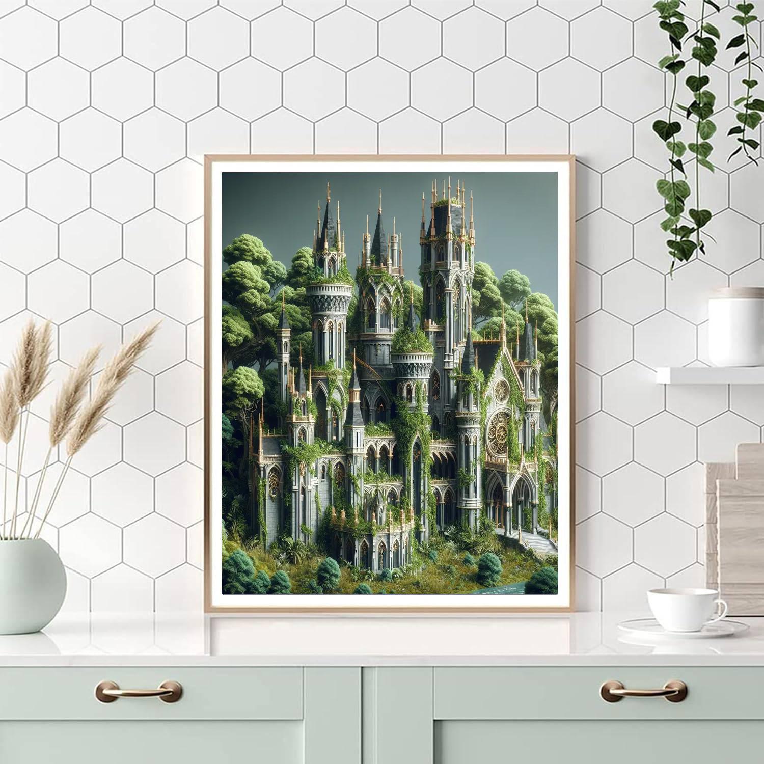 Castle Majesty Numbered Painting Kits