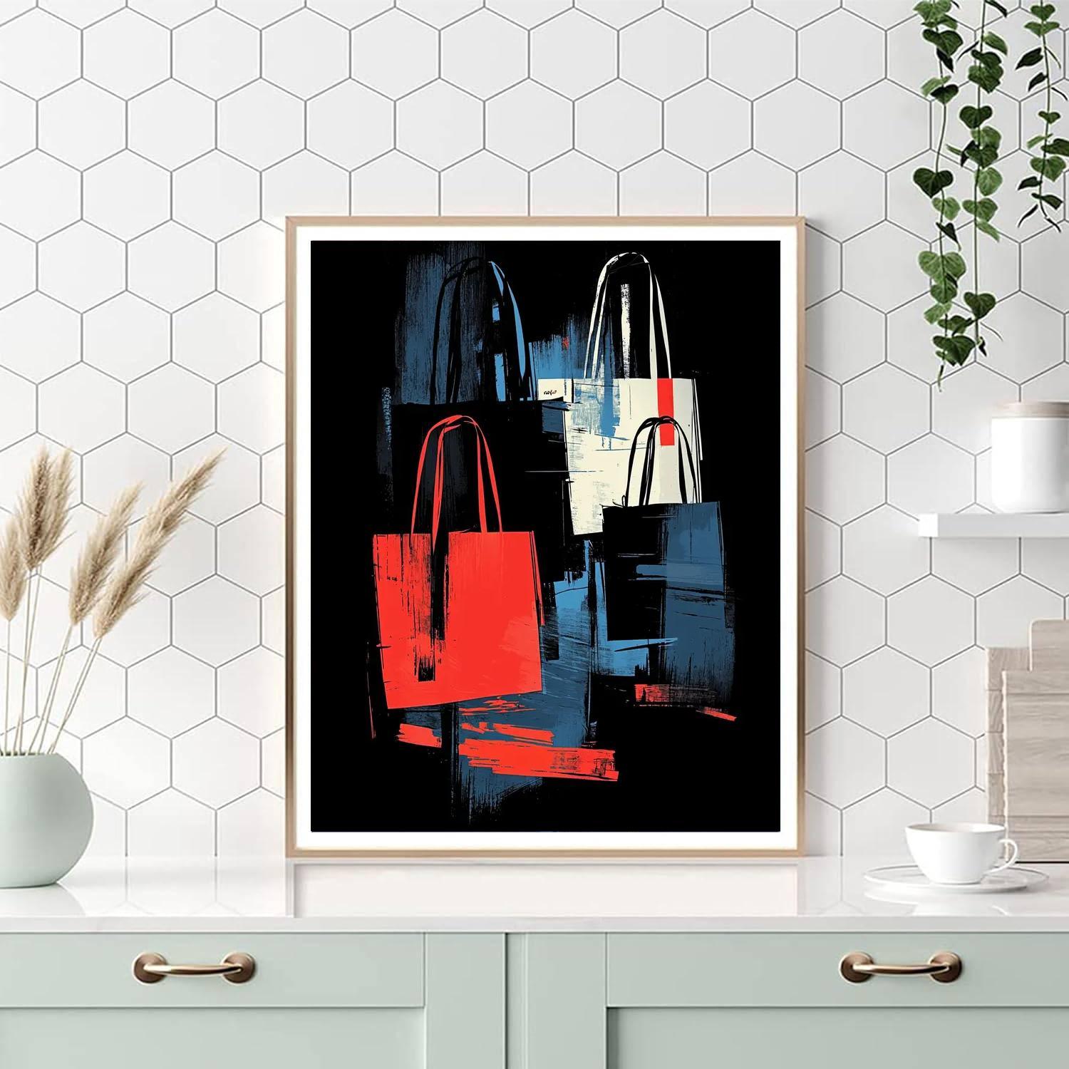 Banksy Inspired Shadows Of Consumption  Paint By Color