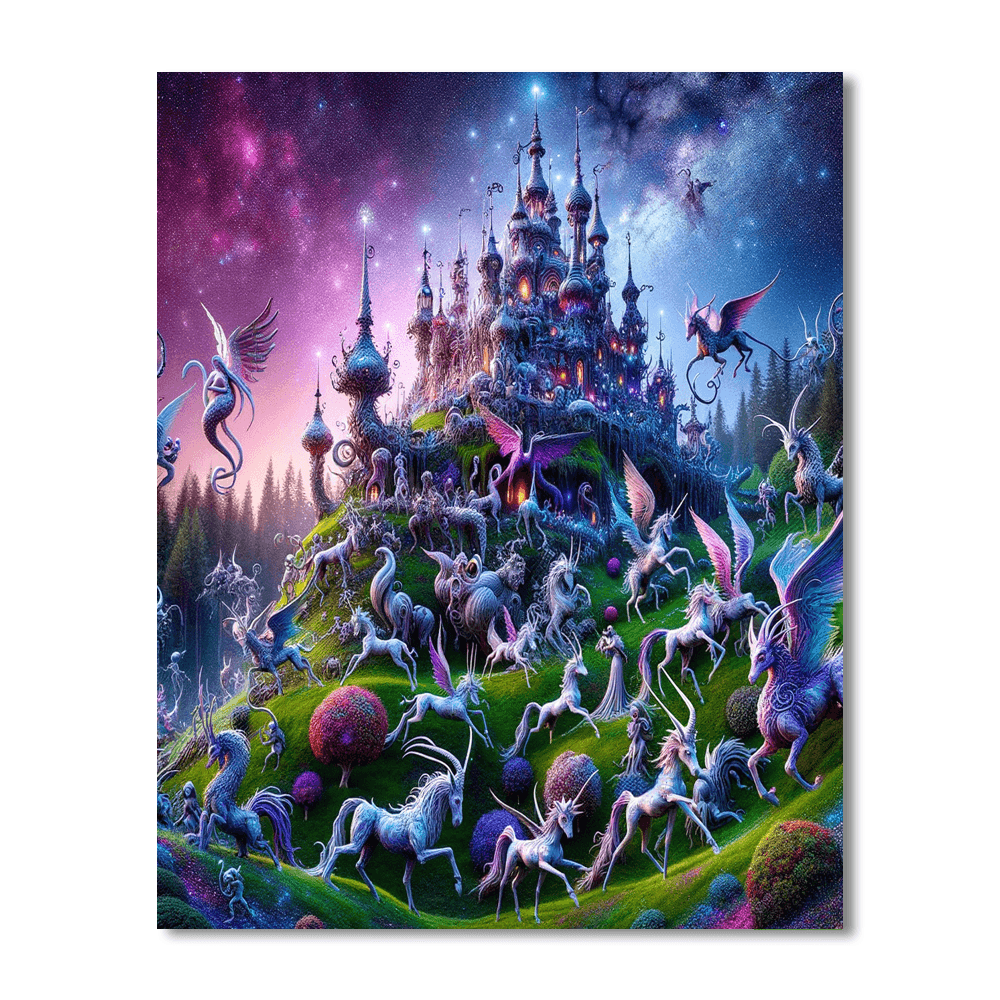 Magic Castle Illusions DIY Paint By Numbers