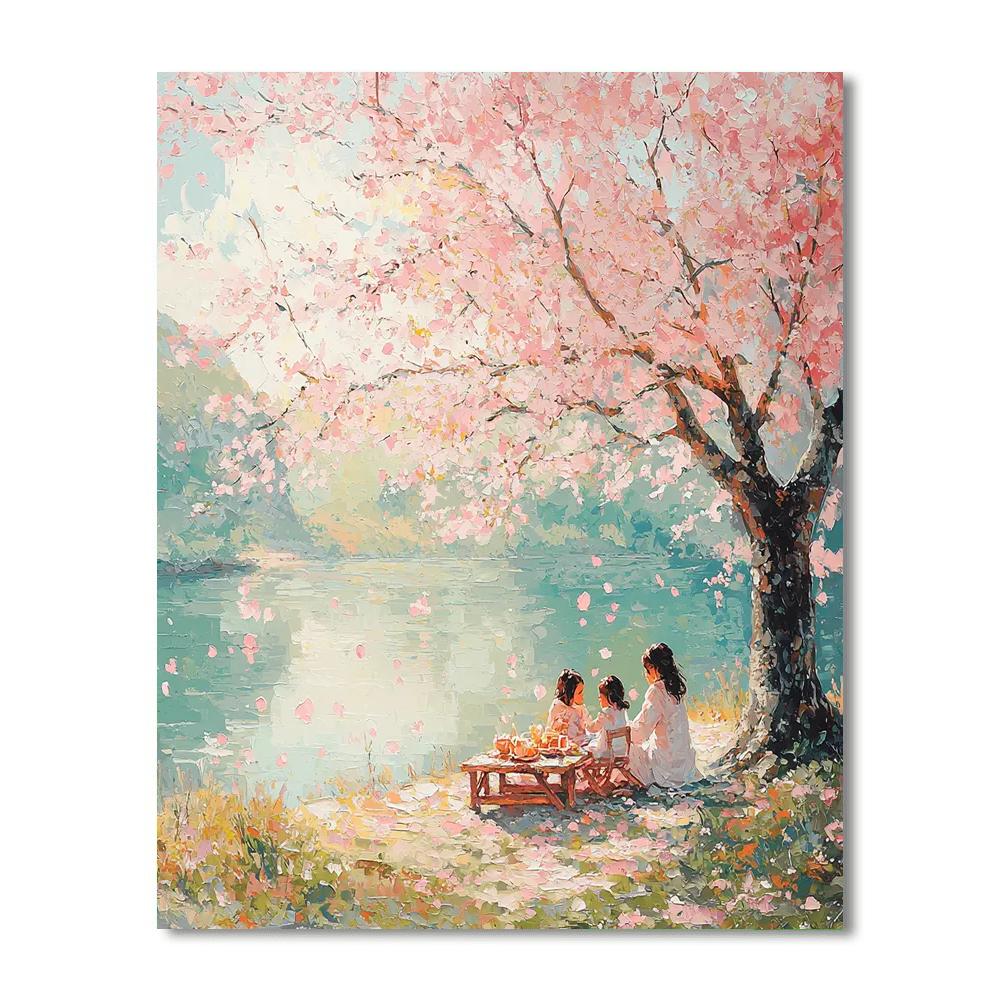 Beneath The Blossoms Paint By Numbers Kits