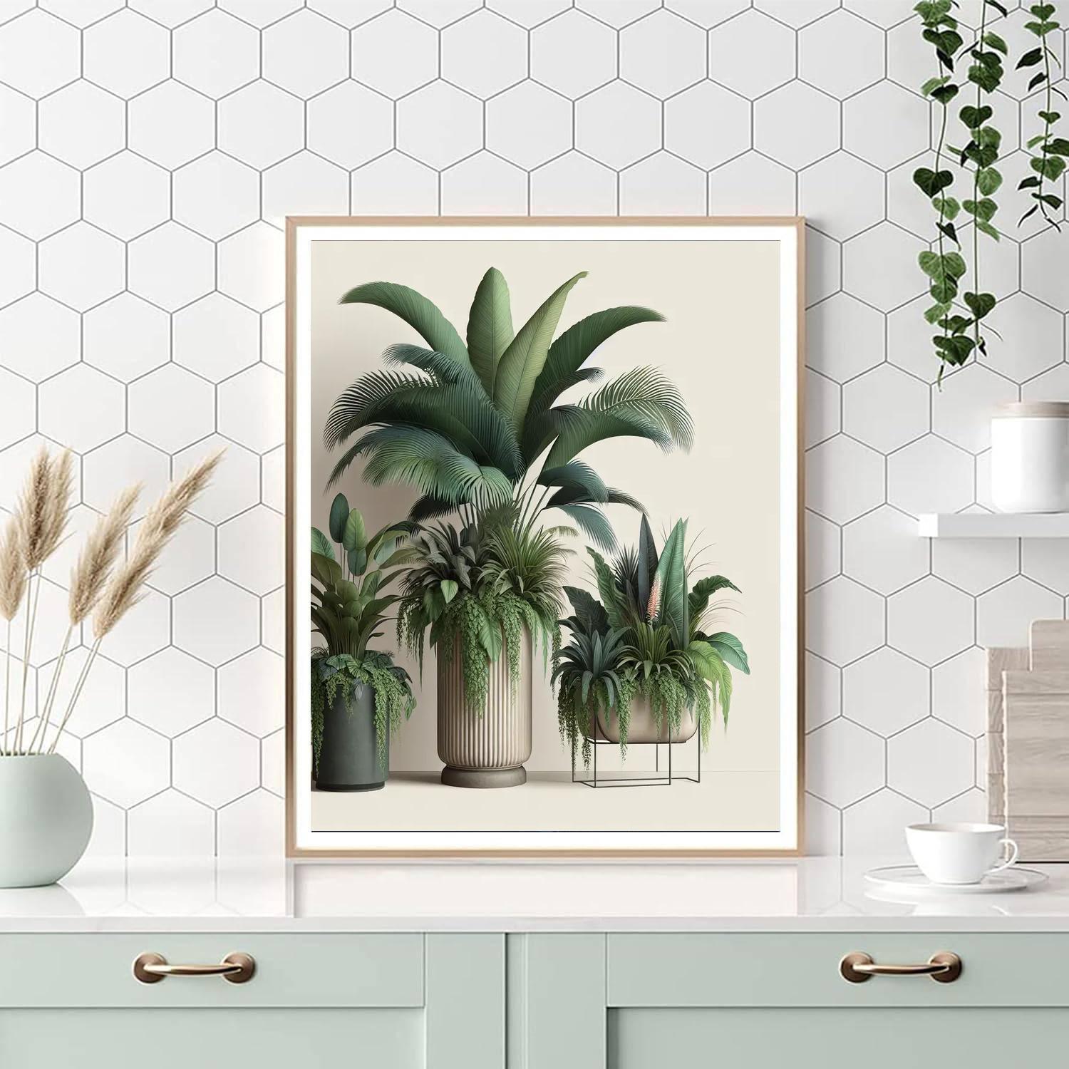 Chic Botanical Arrangement Painting By Numbers Kit