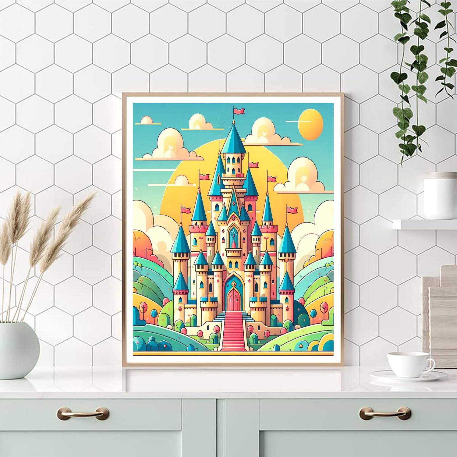 Enchanted Castle Tour Numbered Painting Kits