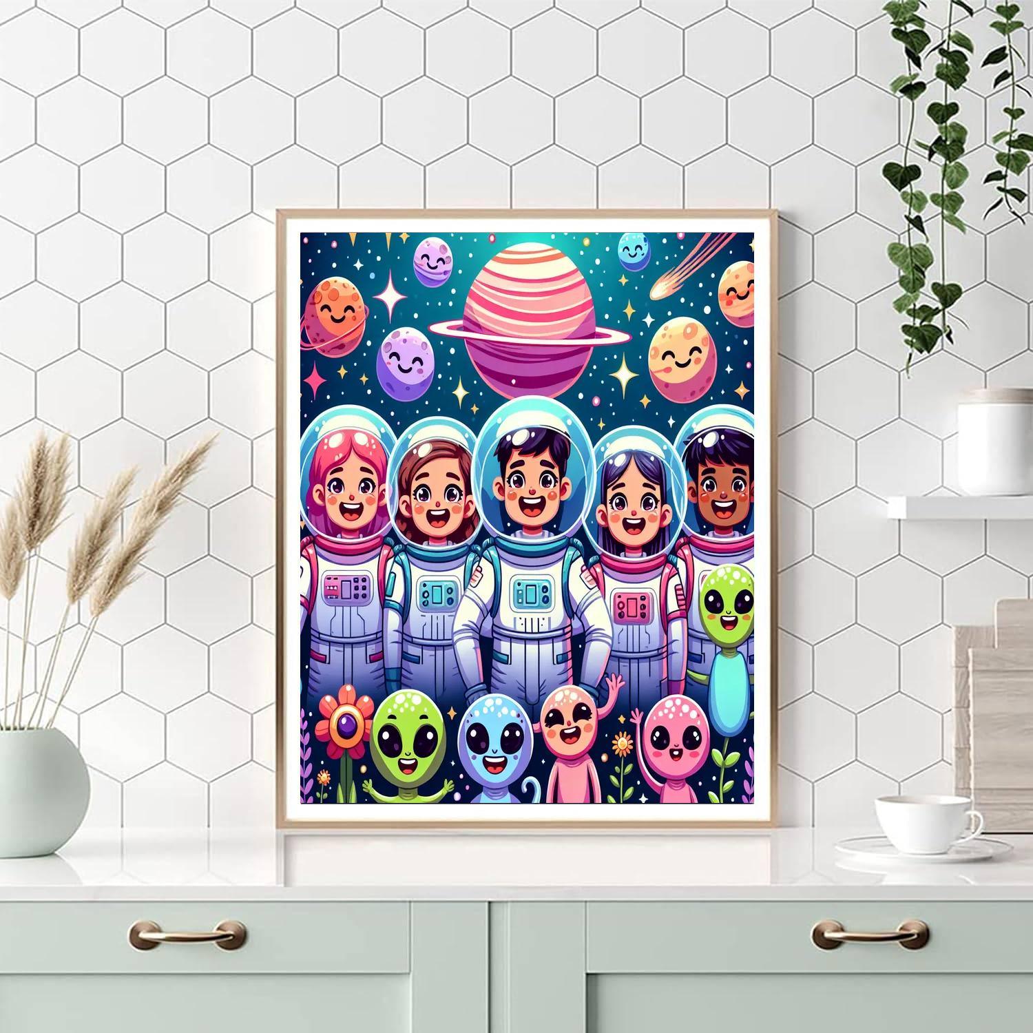Exciting Space Quest Paint By Number