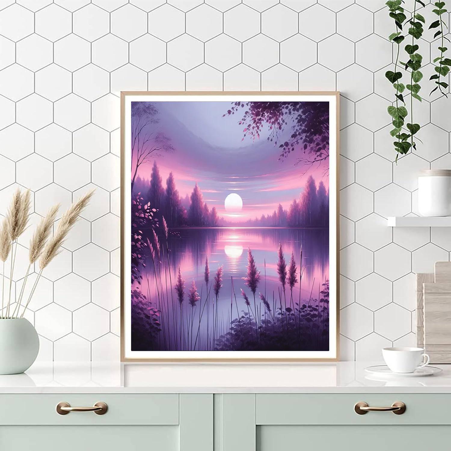 Twilight Tranquility View Paint By Numbers Art