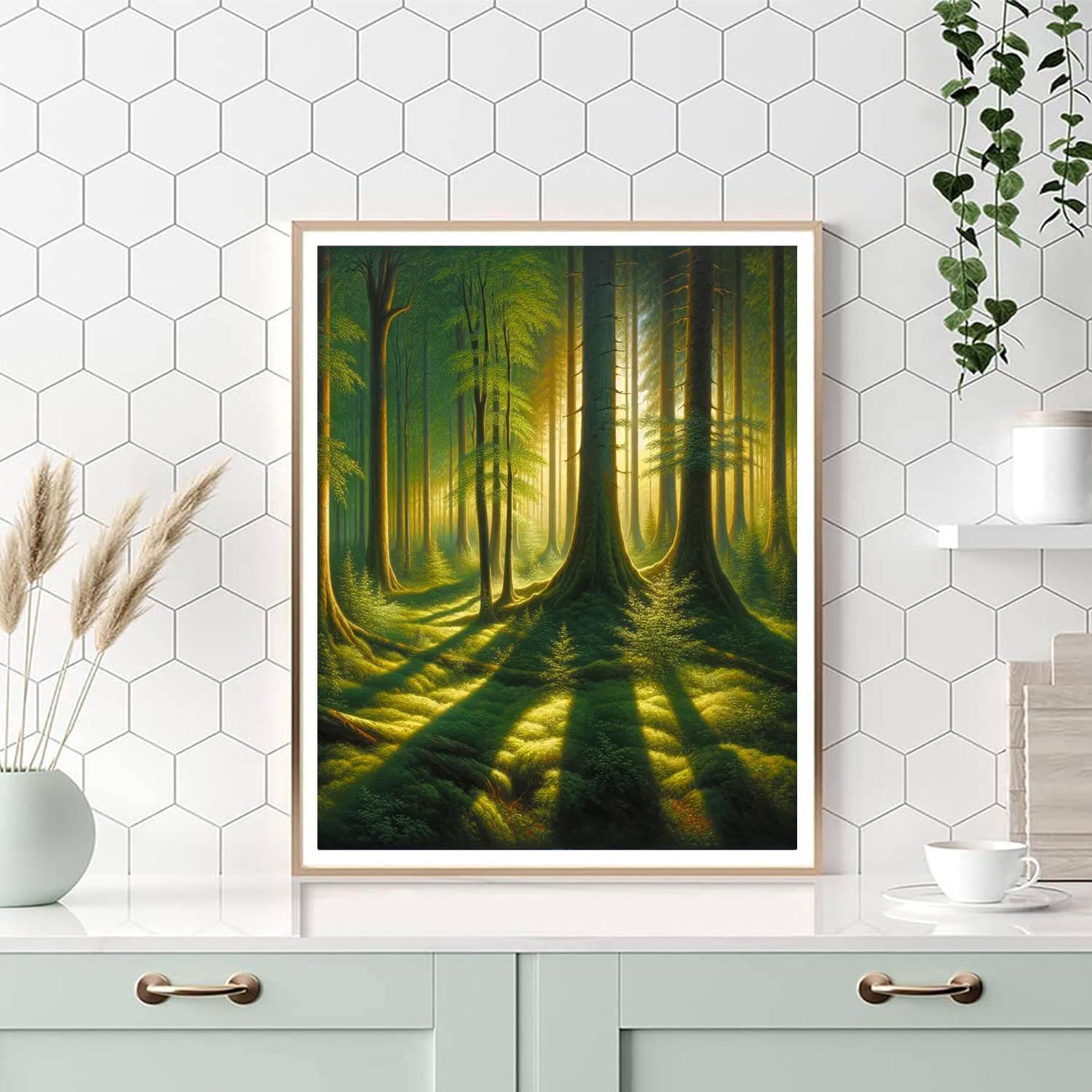 Enchanted Forest Light DIY Paint By Numbers