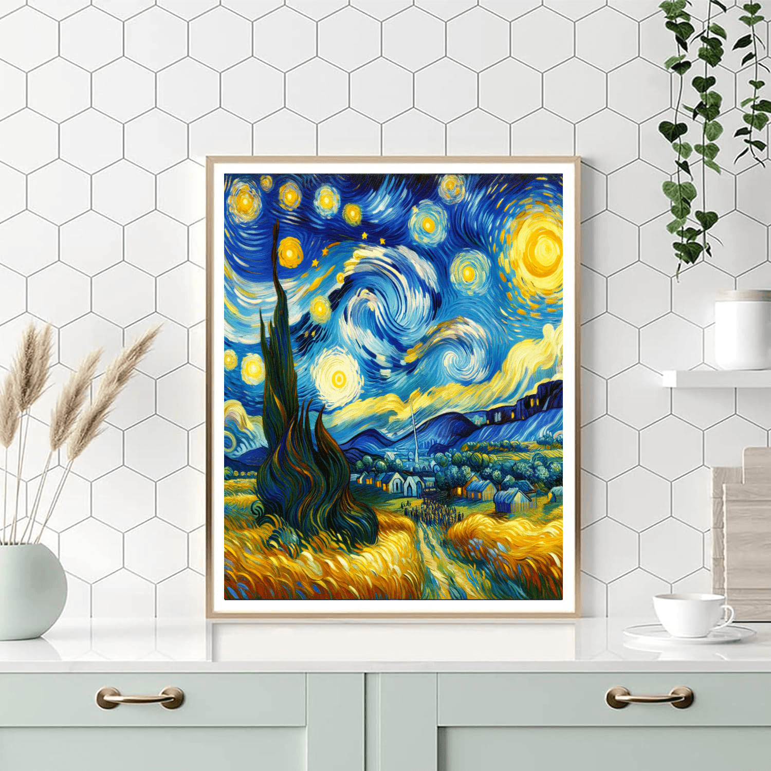 Van Gogh's Starry Reverie Paint By Numbers