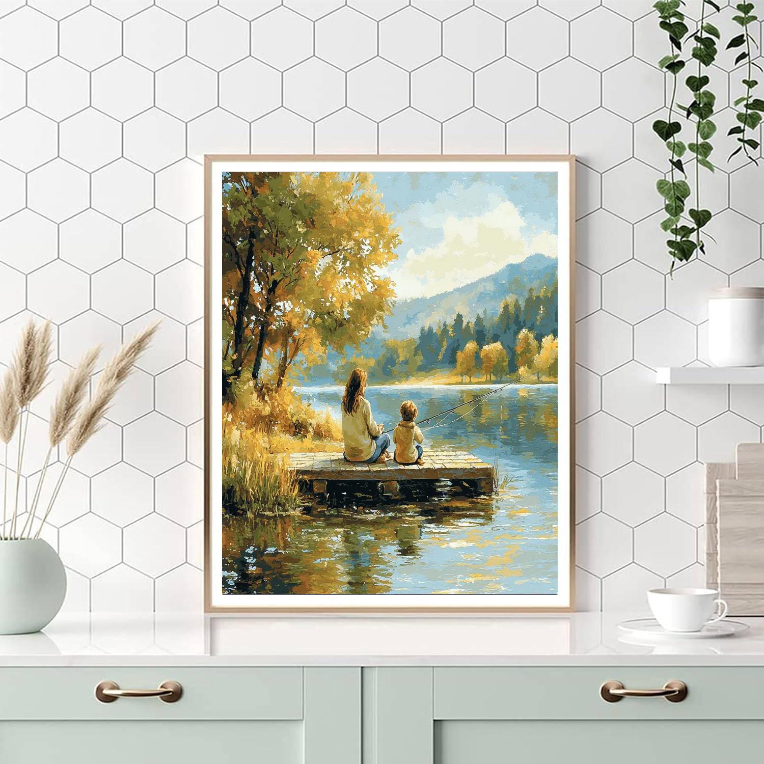 Fishing Buddies Paint By Number