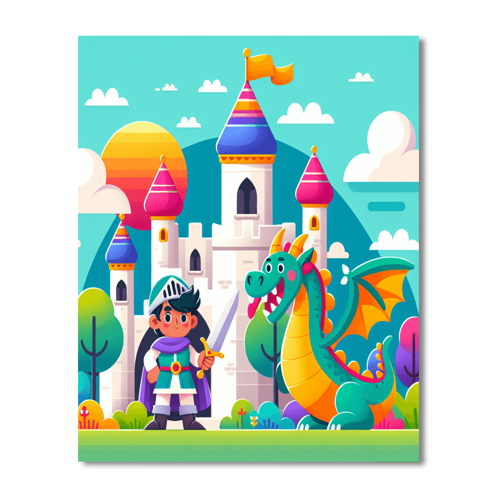 Fantastic Fantasy Adventure Number Painting