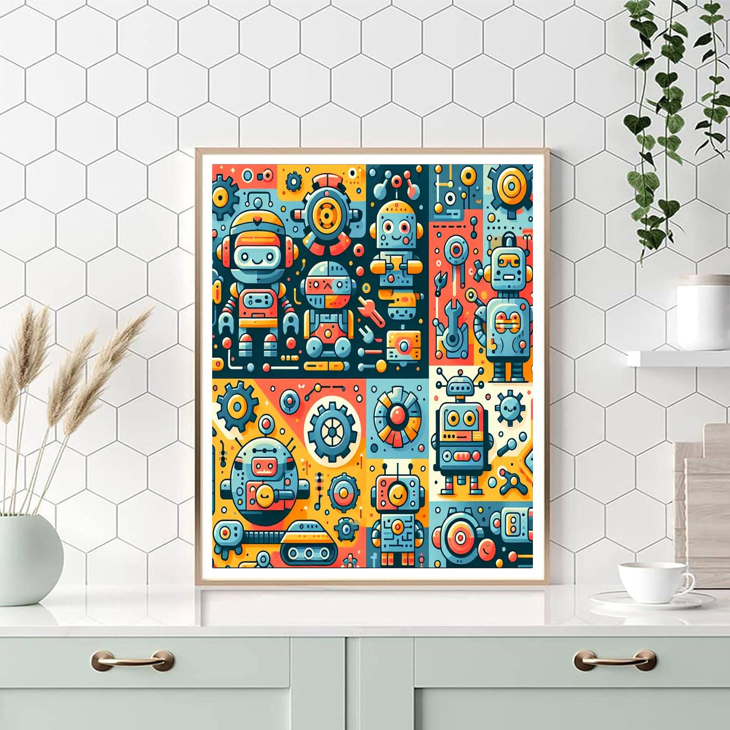 Robotic Wonders Painting Number Kit