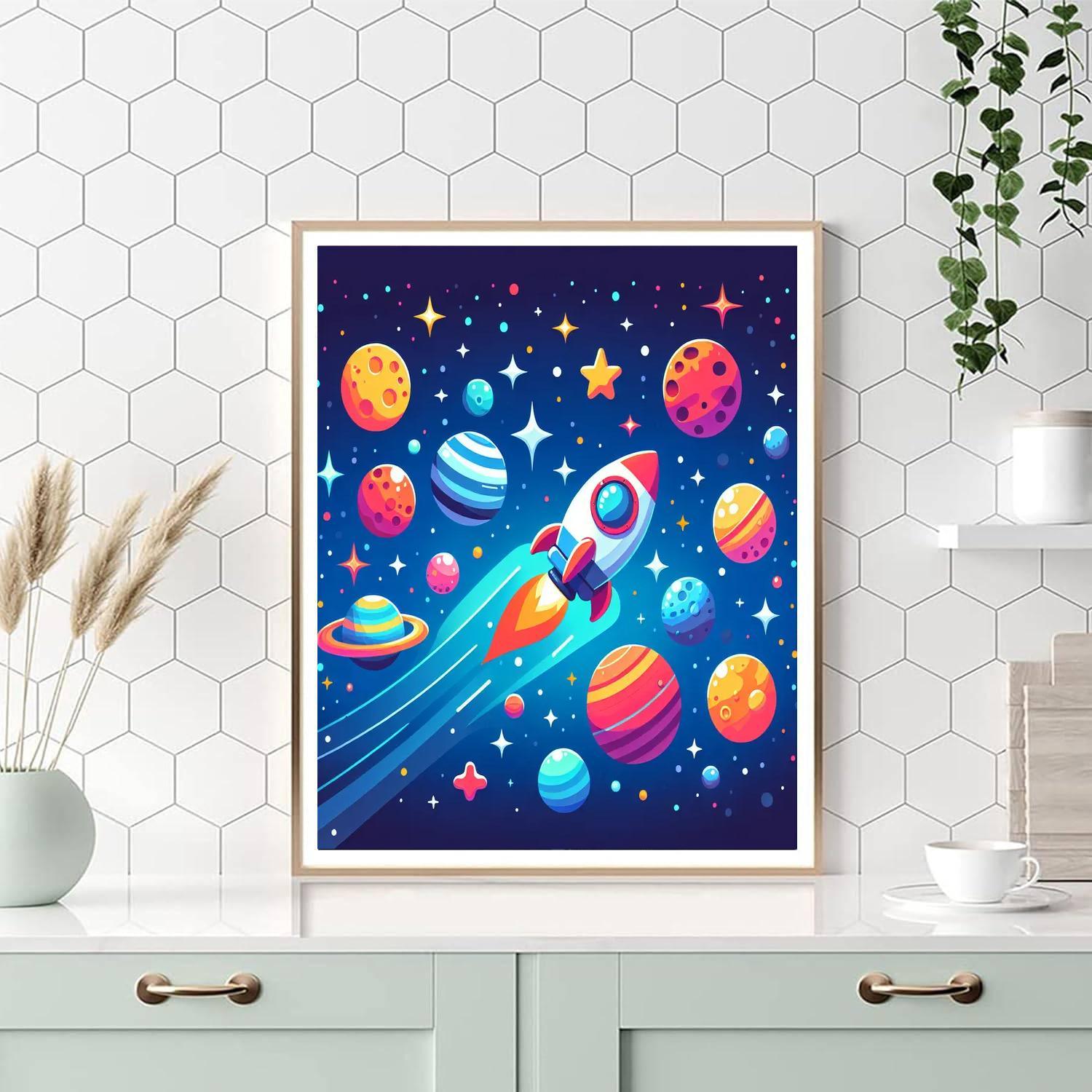 Epic Space Odyssey Paint By Numbers Art