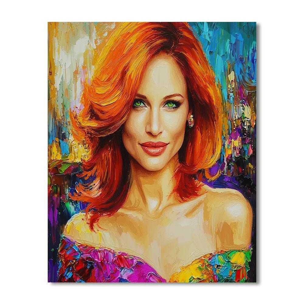 Jessica Chastain: The Chameleon Of Cinema Unveiled Numbered Painting Kits