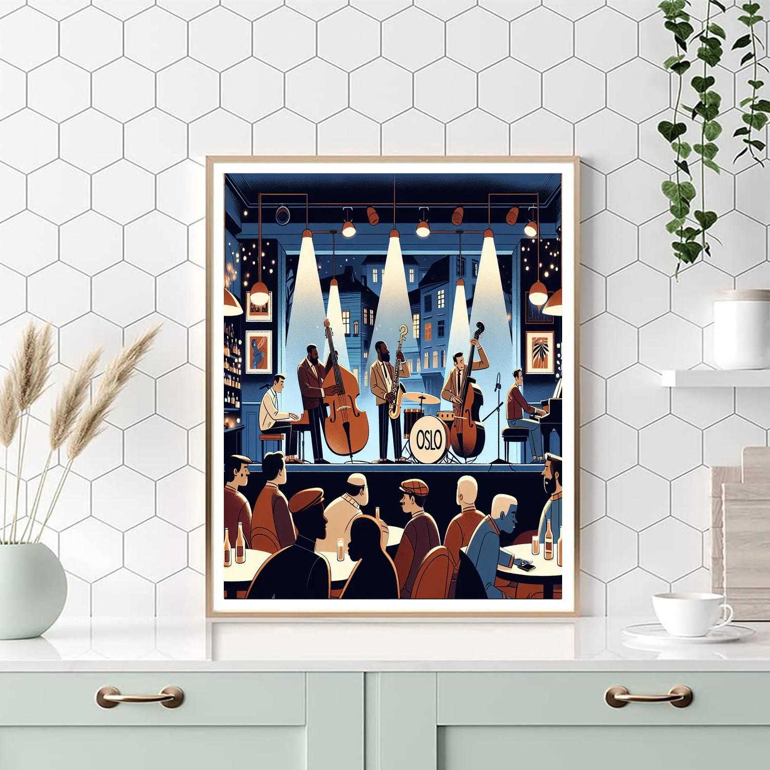 Oslo Jazz Festival - Norway DIY Paint By Numbers