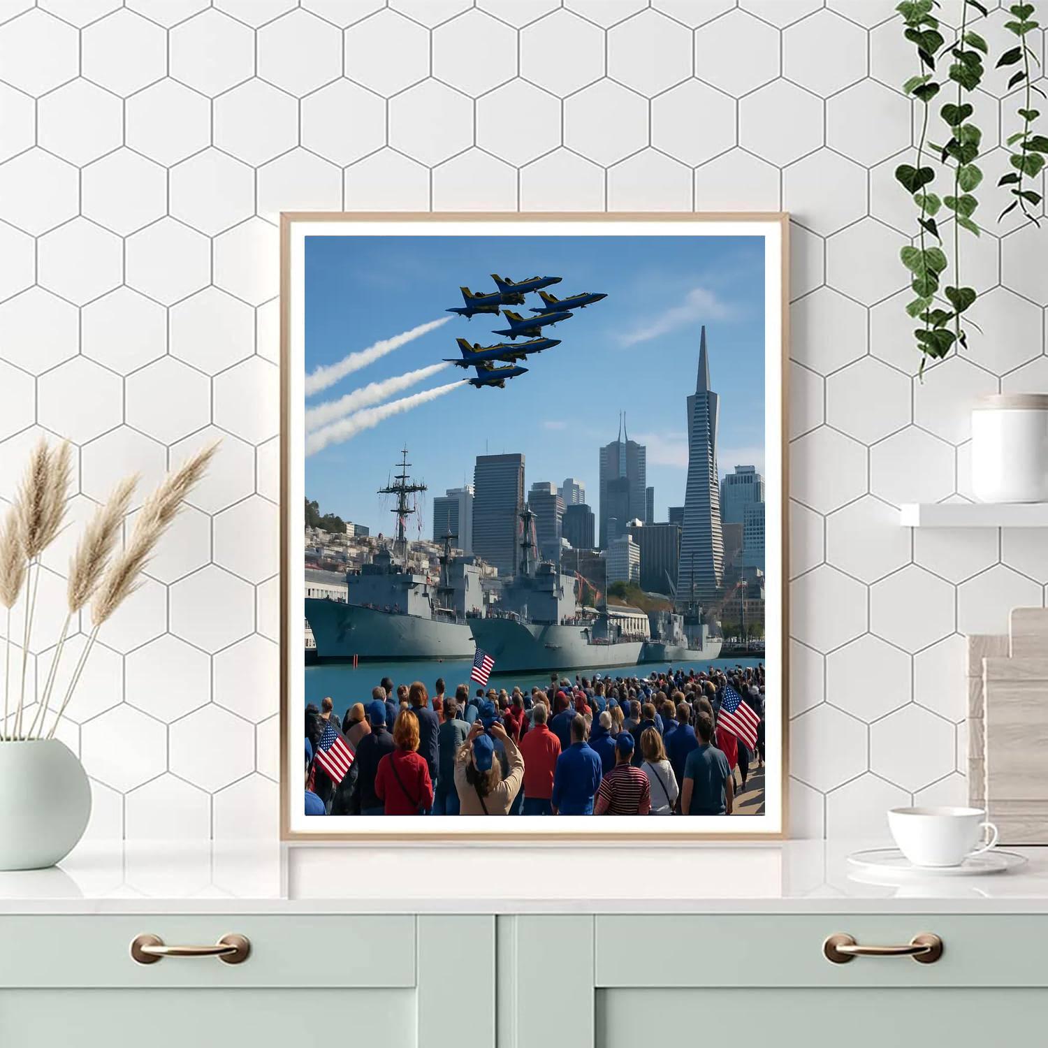 San Francisco Fleet Week - Usa DIY Paint By Numbers