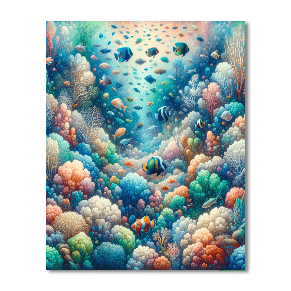 Under The Ocean's Embrace Paint By Number