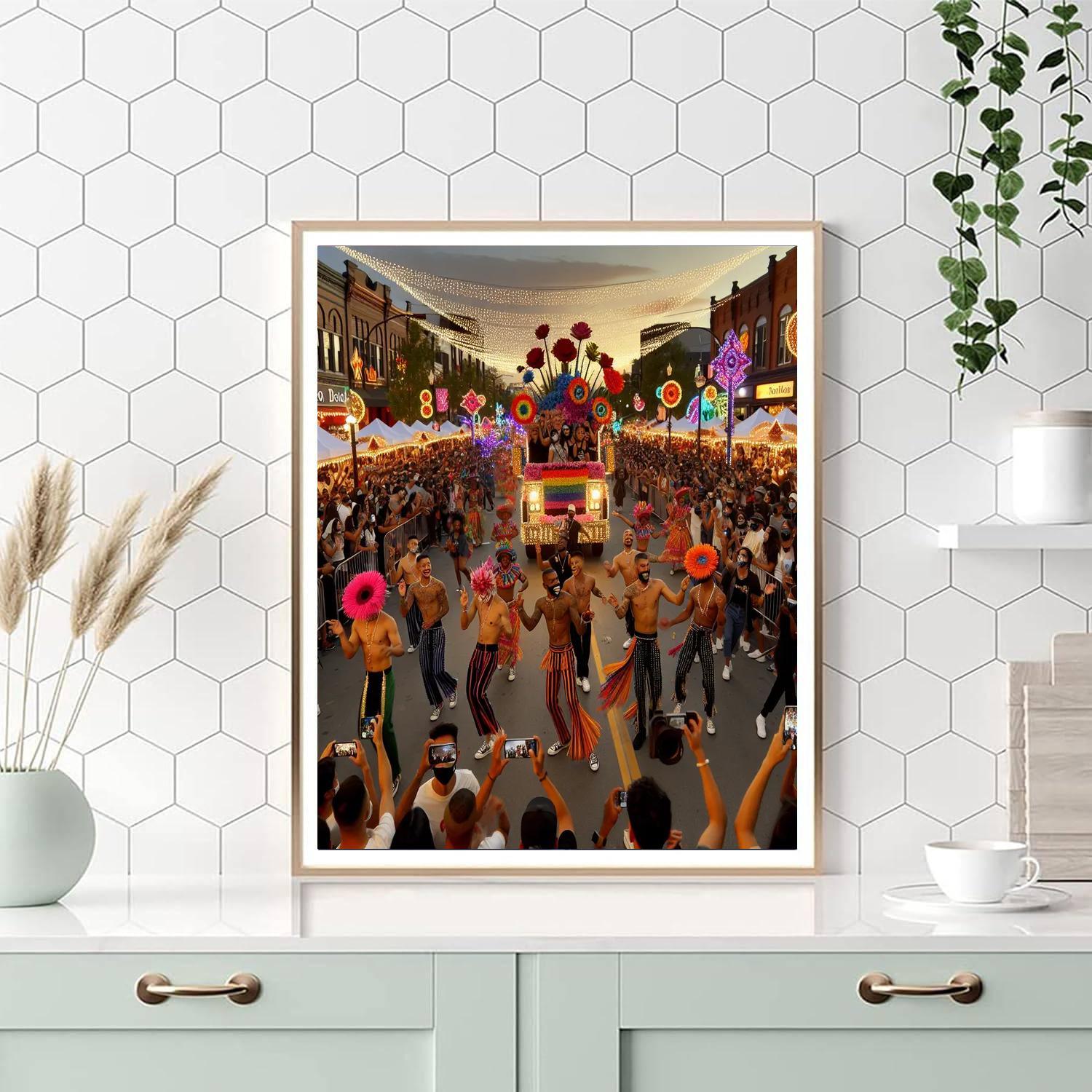 The Great Fiesta Paint By Numbers Art