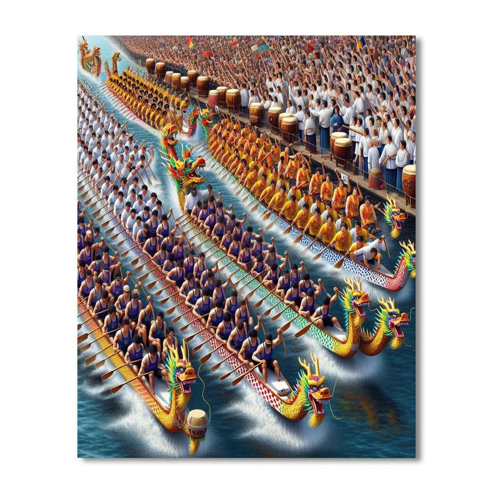 Hong Kong Dragon Boat Festival - China Numbered Painting Kits