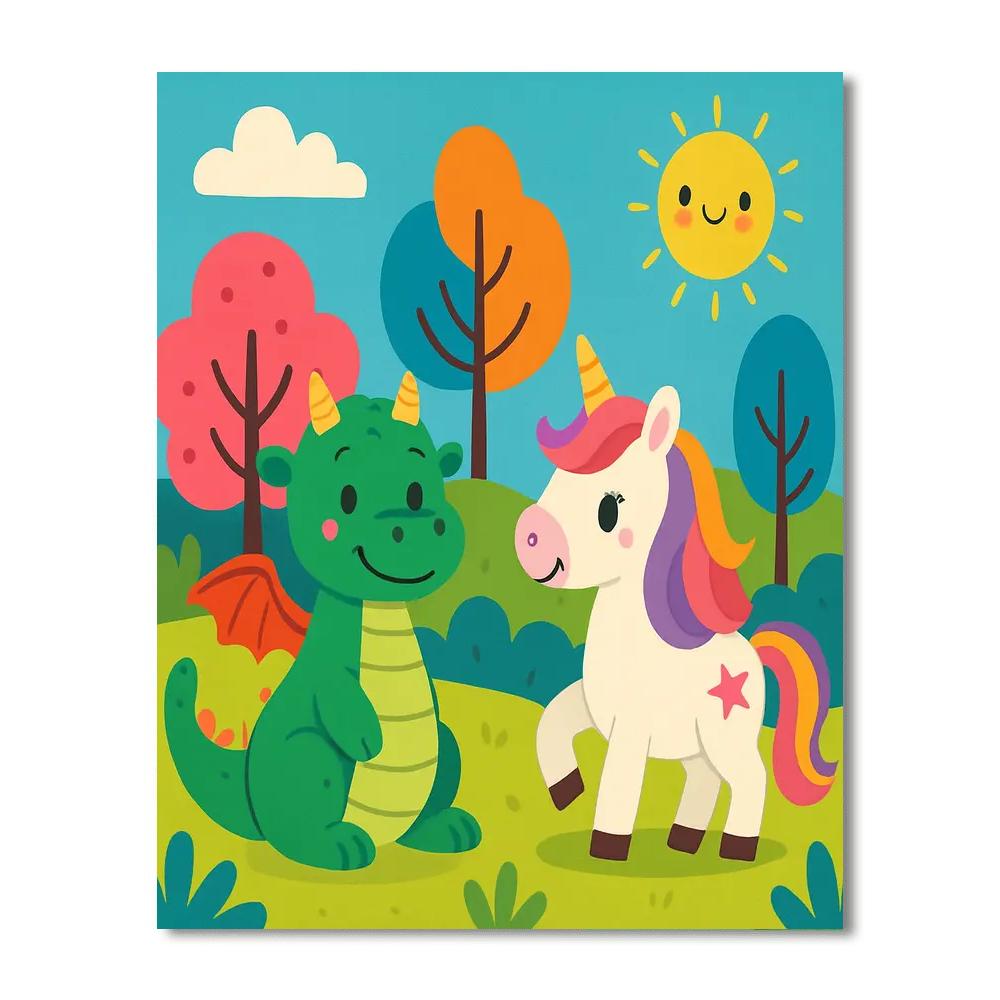 Creative Fantasy Adventures Paint By Numbers Kits