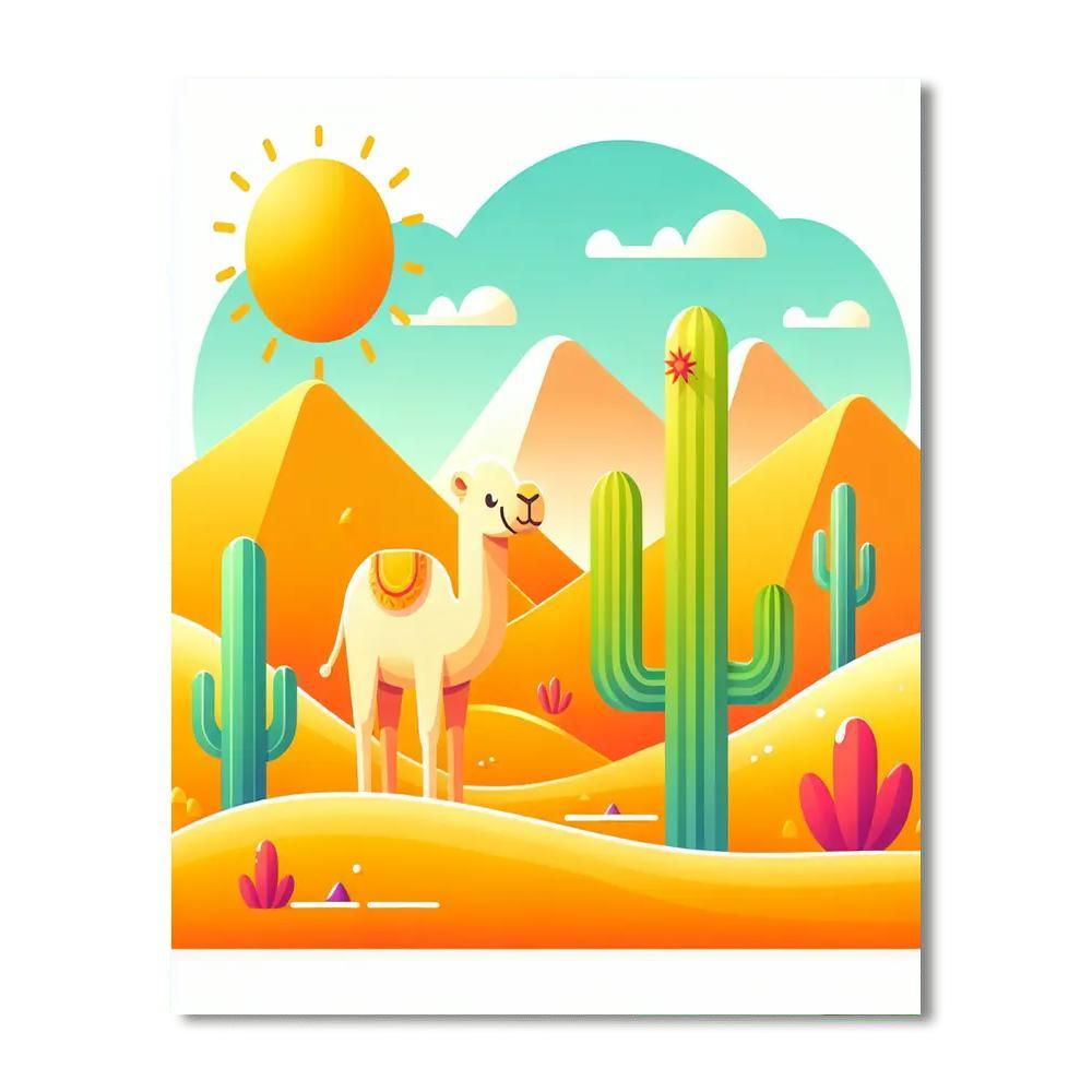 Desert Adventures Paint By Numbers Art
