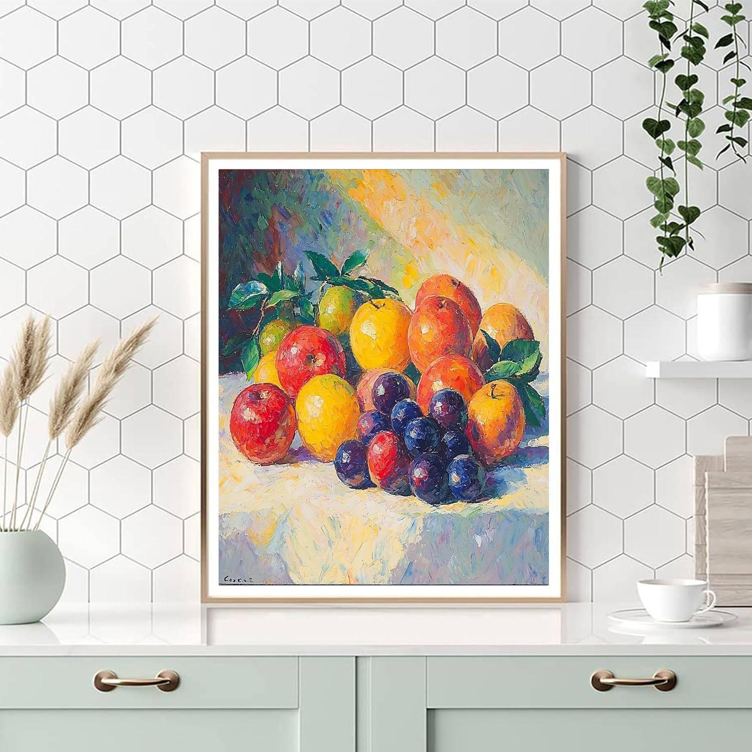 Paul Cézanne Inspired Sunlit Stillness  Painting By Numbers Kit