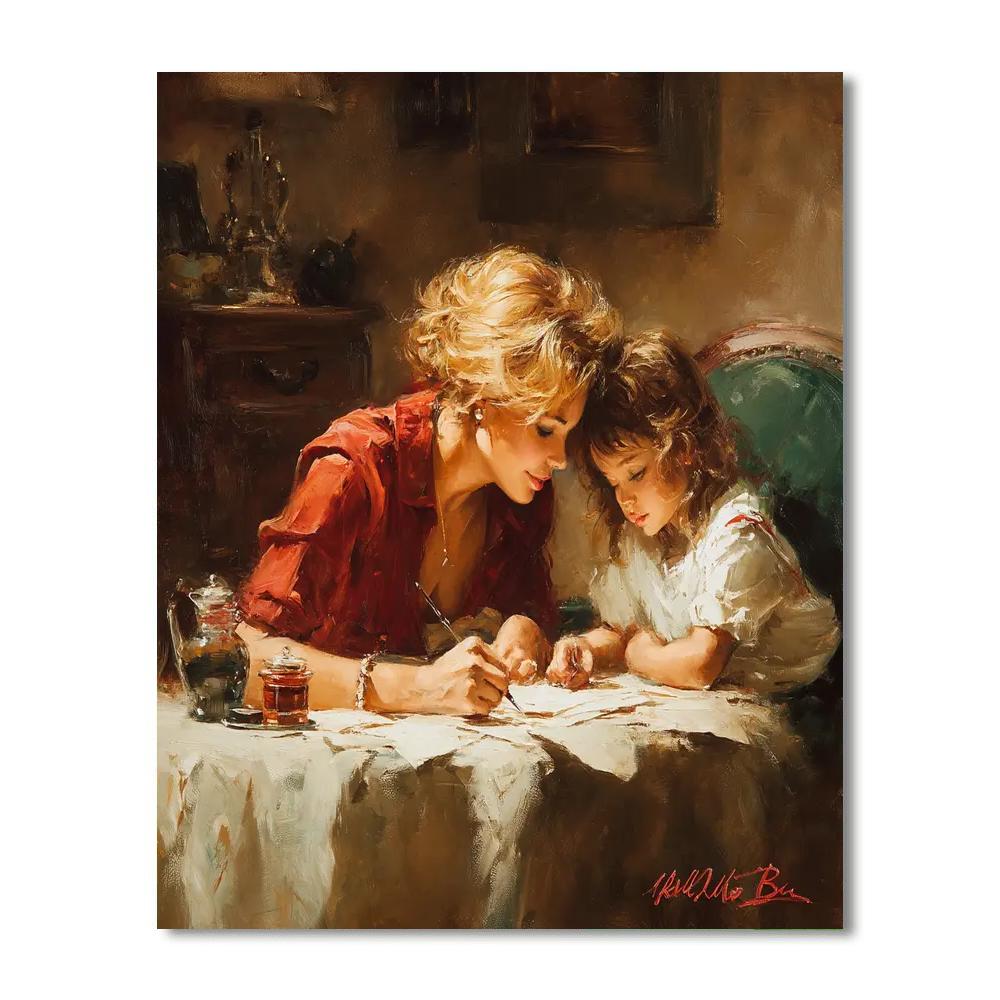 Heartfelt Letters Paint By Numbers Kits