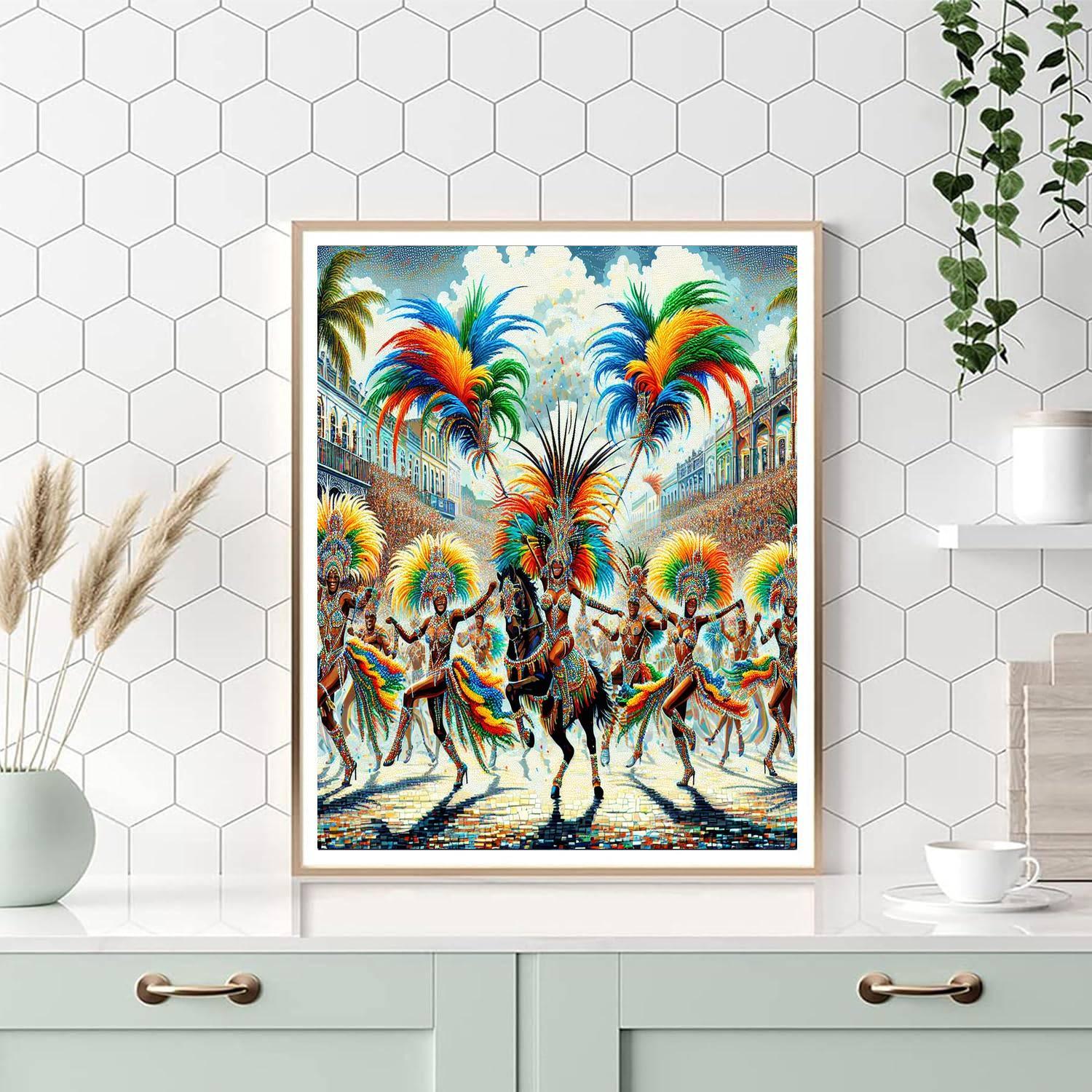 Karnival Of The Cannibals - Trinidad And Tobago Paint By Numbers Kits