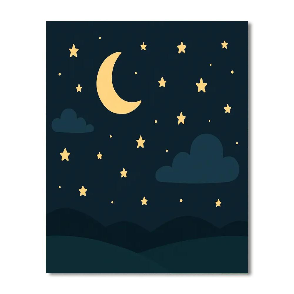 Dreamy Night Painting By Numbers Kit