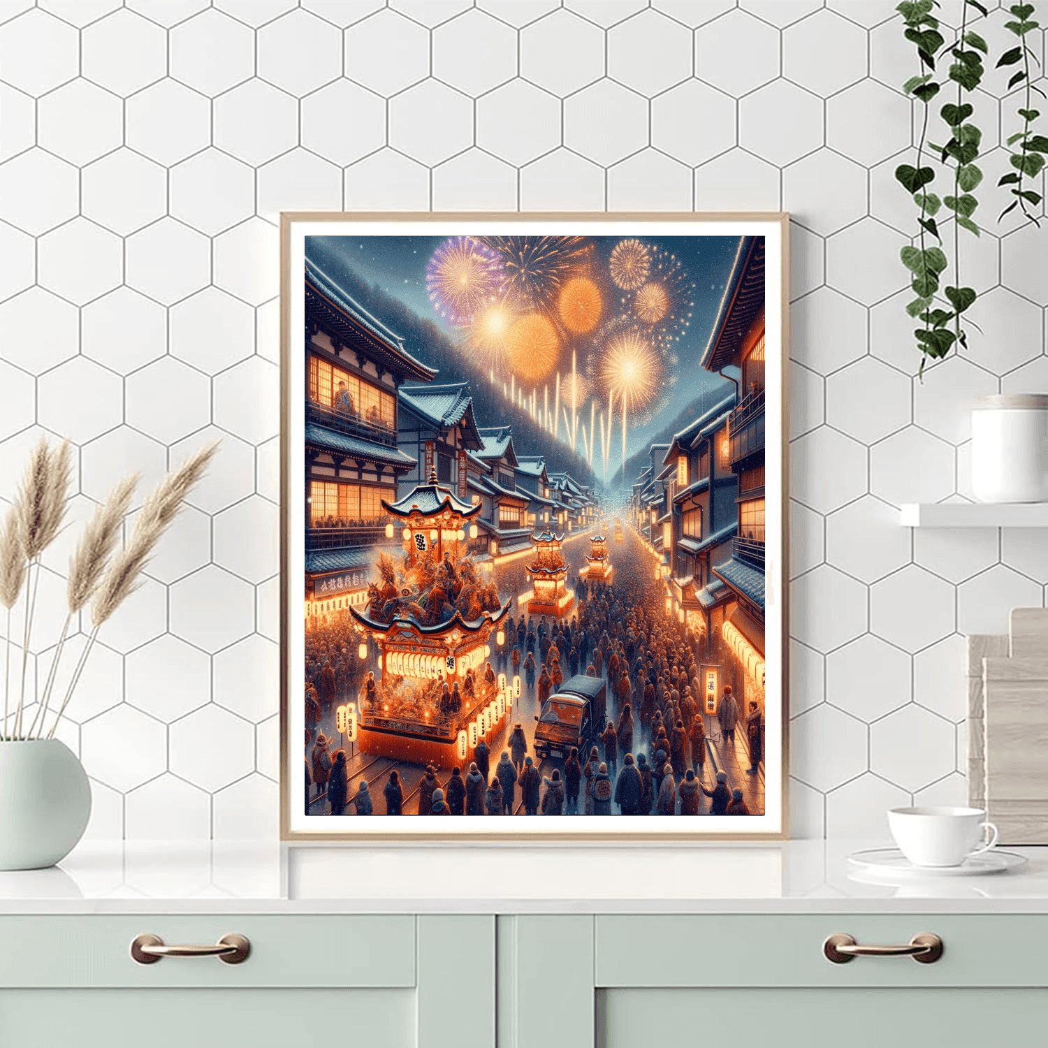 Chichibu Night Festival - Japan Paint By Number