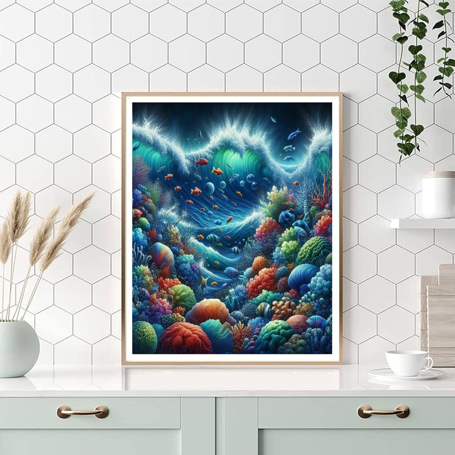 Dreamy Underwater Escape Painting By Numbers Kit