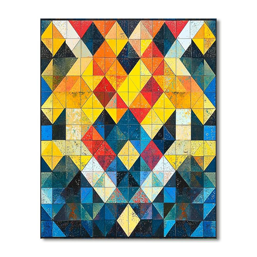 Frida Kahlo Inspired Kaleidoscope Of Life  Numbered Painting Kits