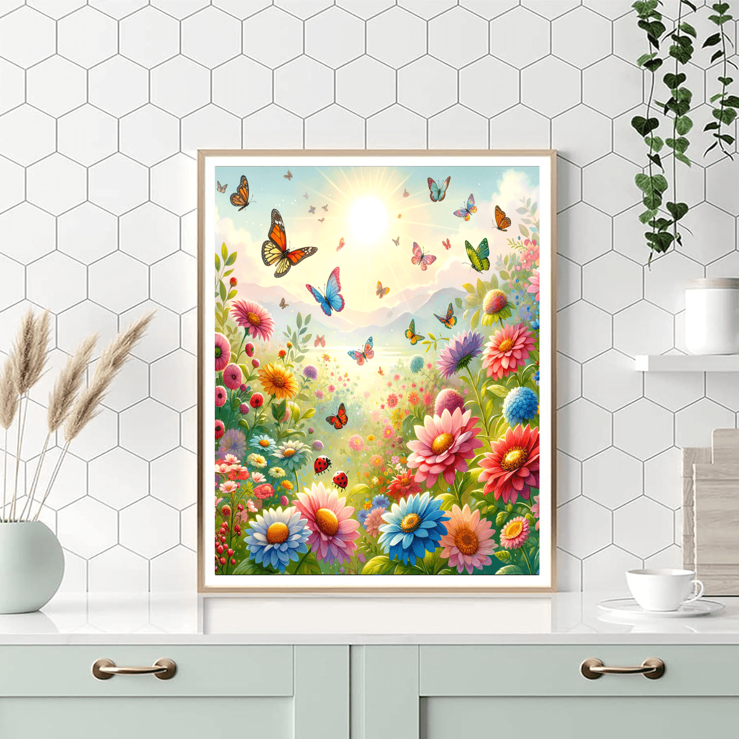 Rainbow Garden Friends Paint By Color