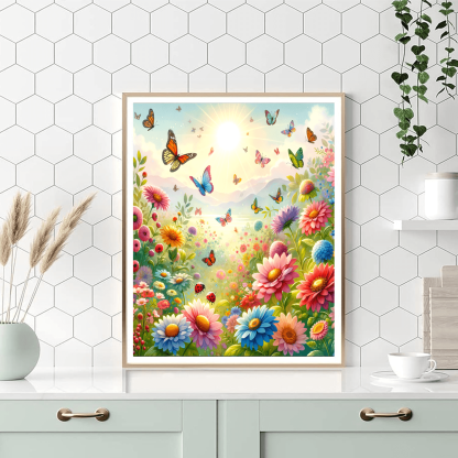 Rainbow Garden Friends Paint By Color