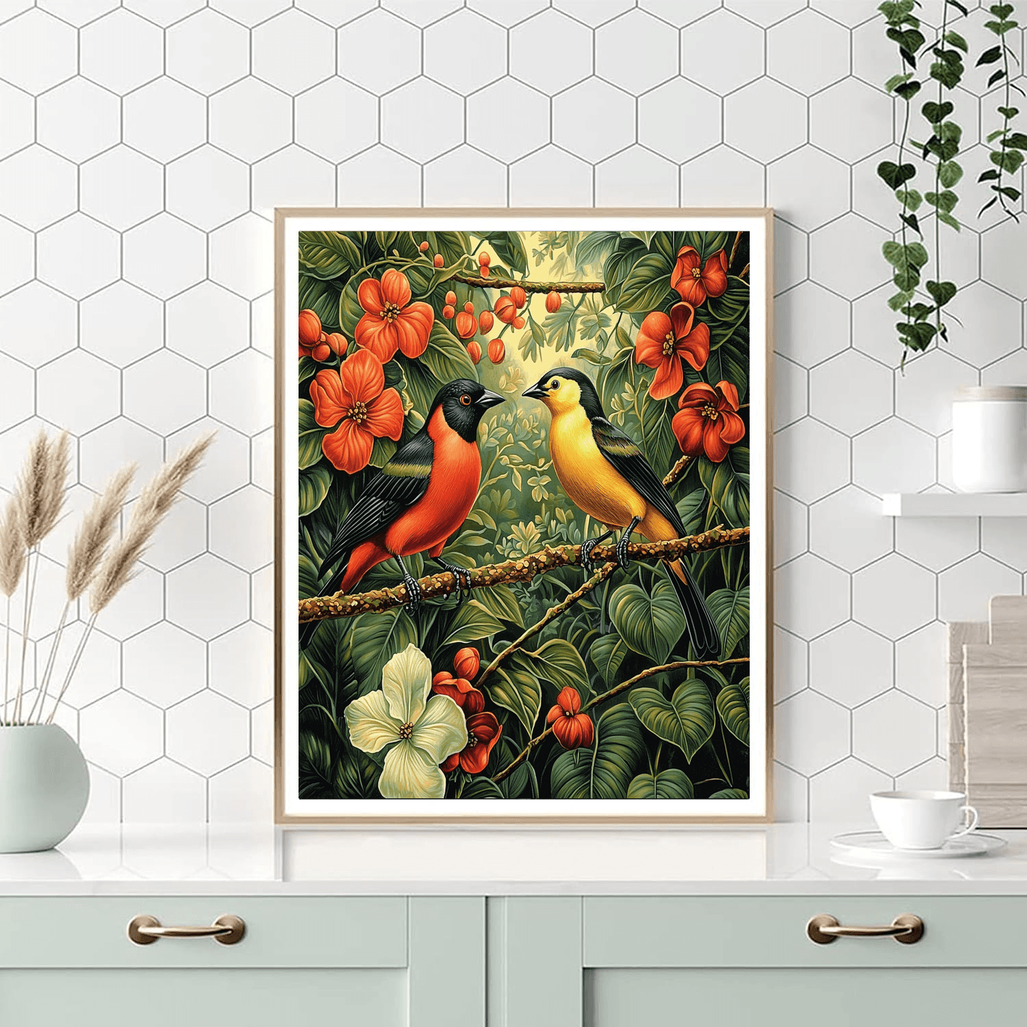 John James Audubon Inspired Into The Wild  Numbered Painting Kits