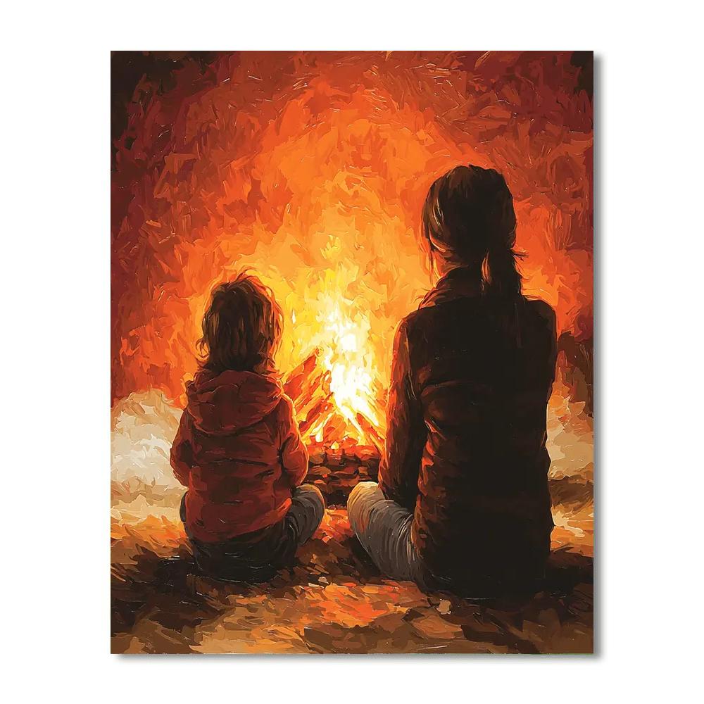 Cozy Fireside Tales Paint By Numbers Kits