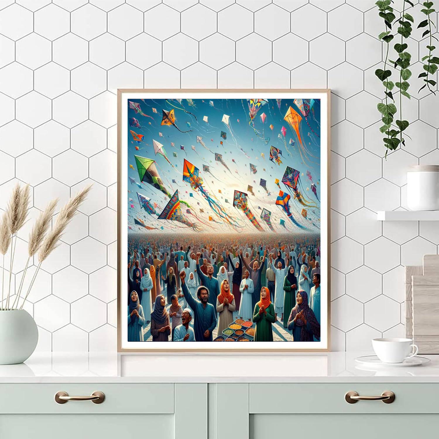 The International Kite Festival - Ahmedabad Paint By Numbers Kits