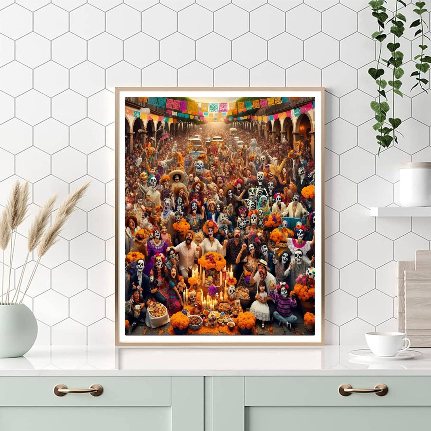 Oaxaca Day Of The Dead - Mexico Painting By Numbers Kit