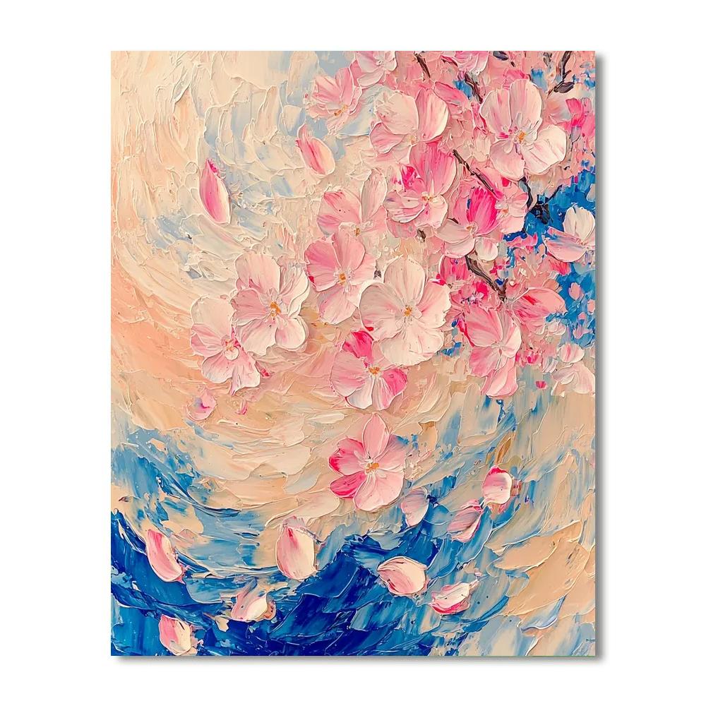 Edgar Degas Inspired Whirl Of Petals  Paint By Numbers
