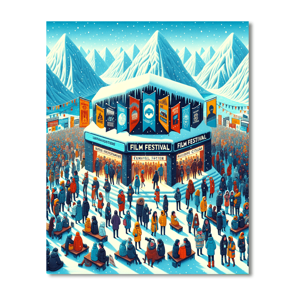 Sundance Film Festival - Park City, Utah Paint By Color