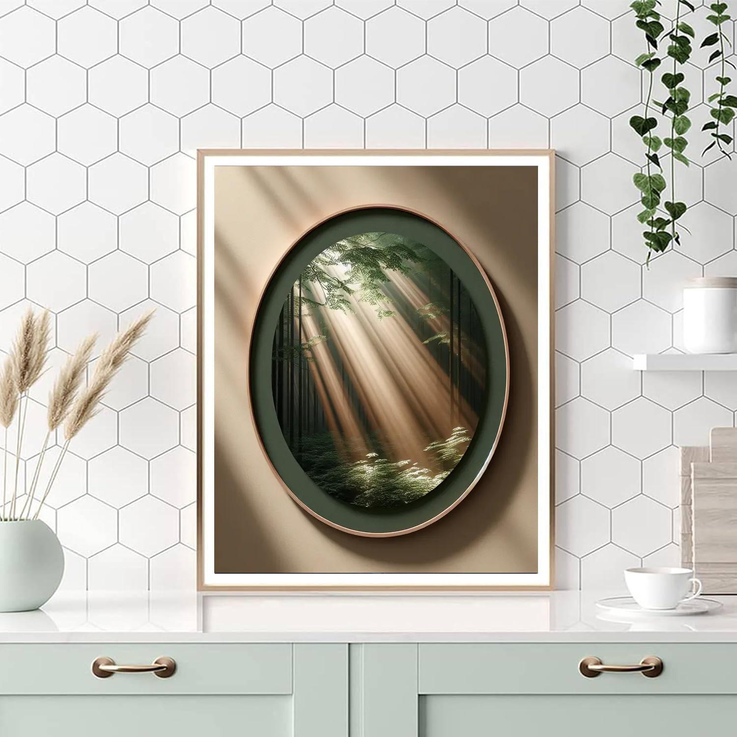 Forest Canopy Lamp Paint By Number