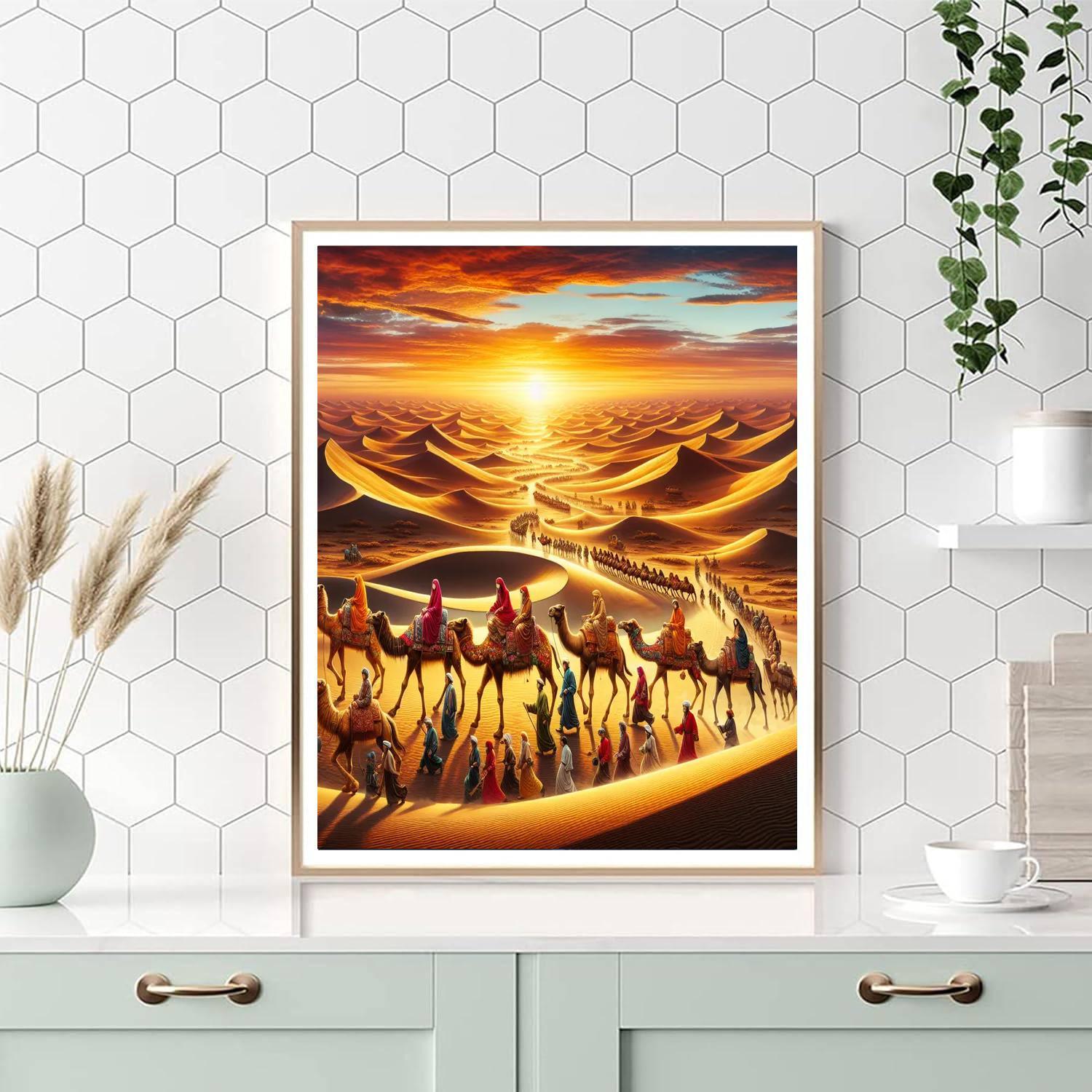 Eastern Silk Road Wonders Number Painting