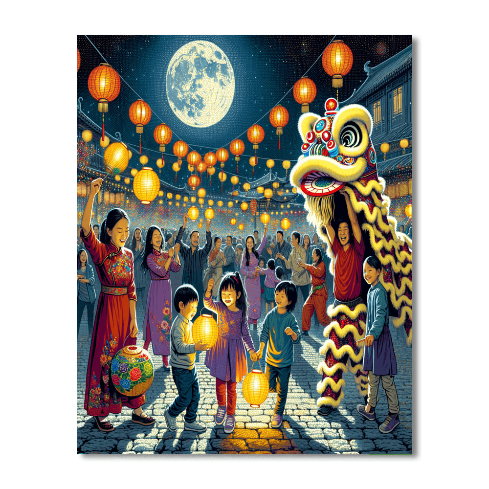 Mid-autumn Festival - China Number Painting