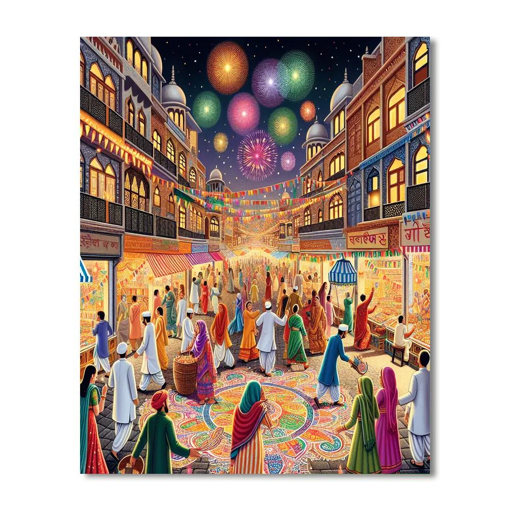 Diwali Fest - Singapore DIY Paint By Numbers