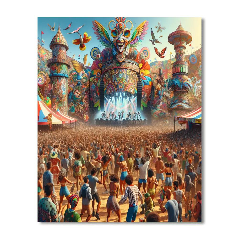 Coachella Music Festival - United States Paint By Numbers Kits