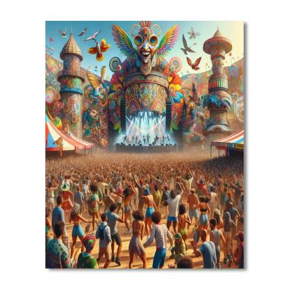 Coachella Music Festival - United States Paint By Numbers Kits