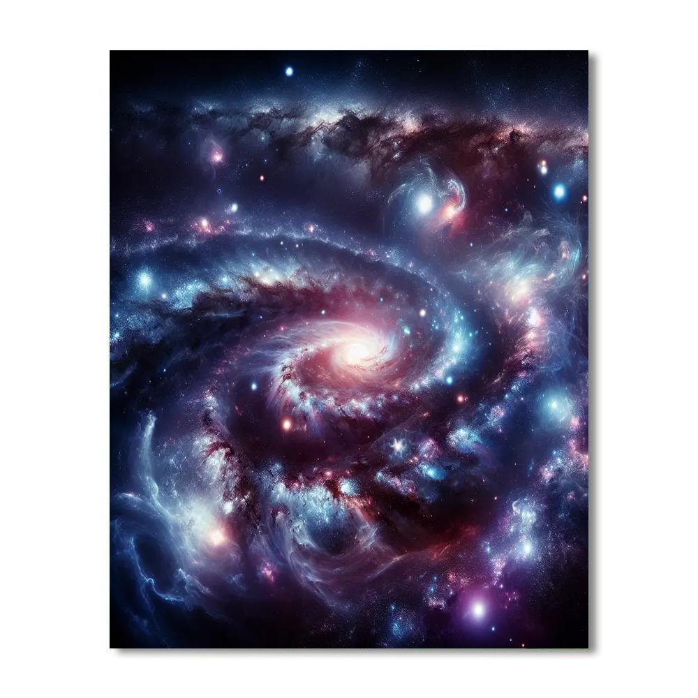 Cosmic Galaxy Dream Paint By Numbers Art