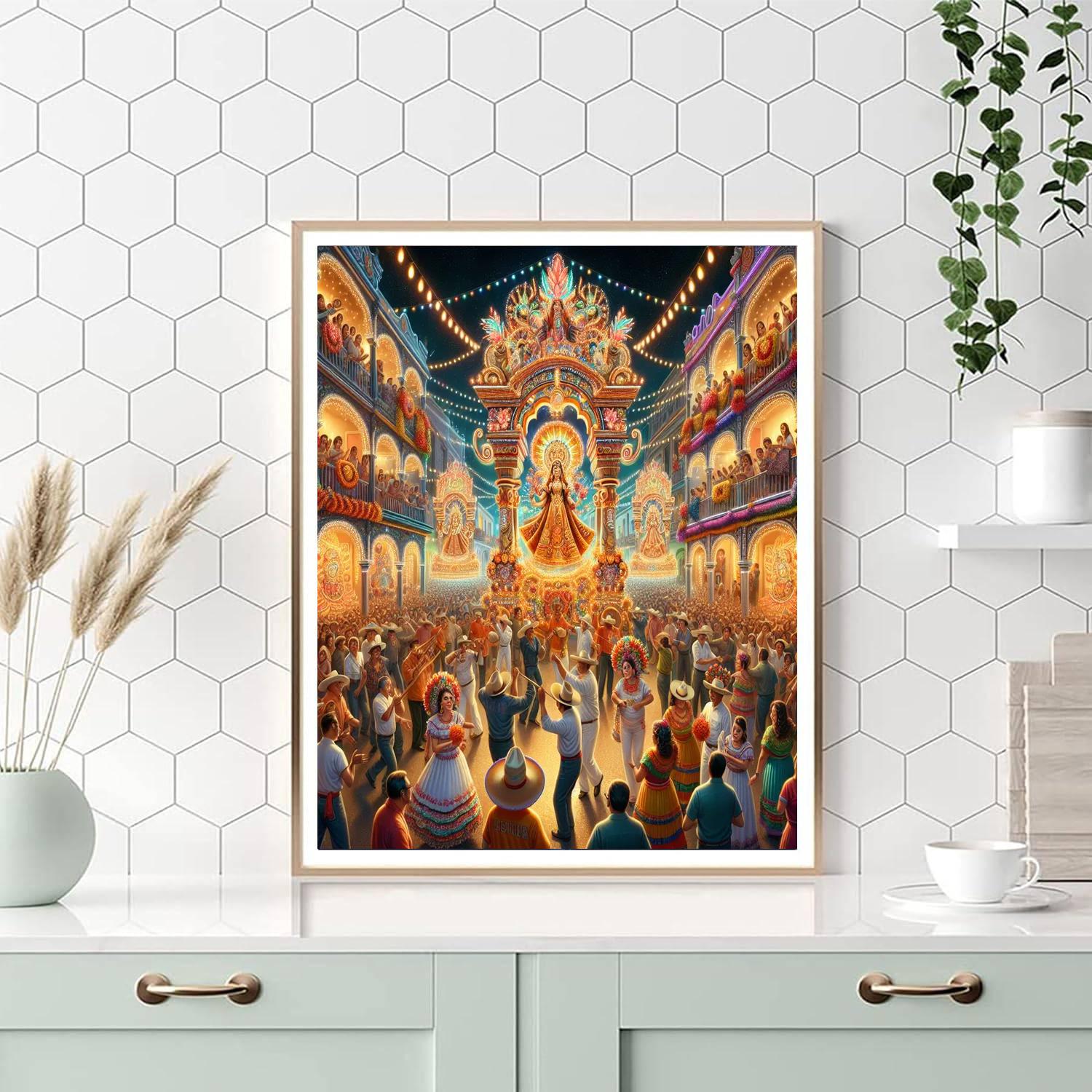 Durga Puja Festival - India Paint By Numbers