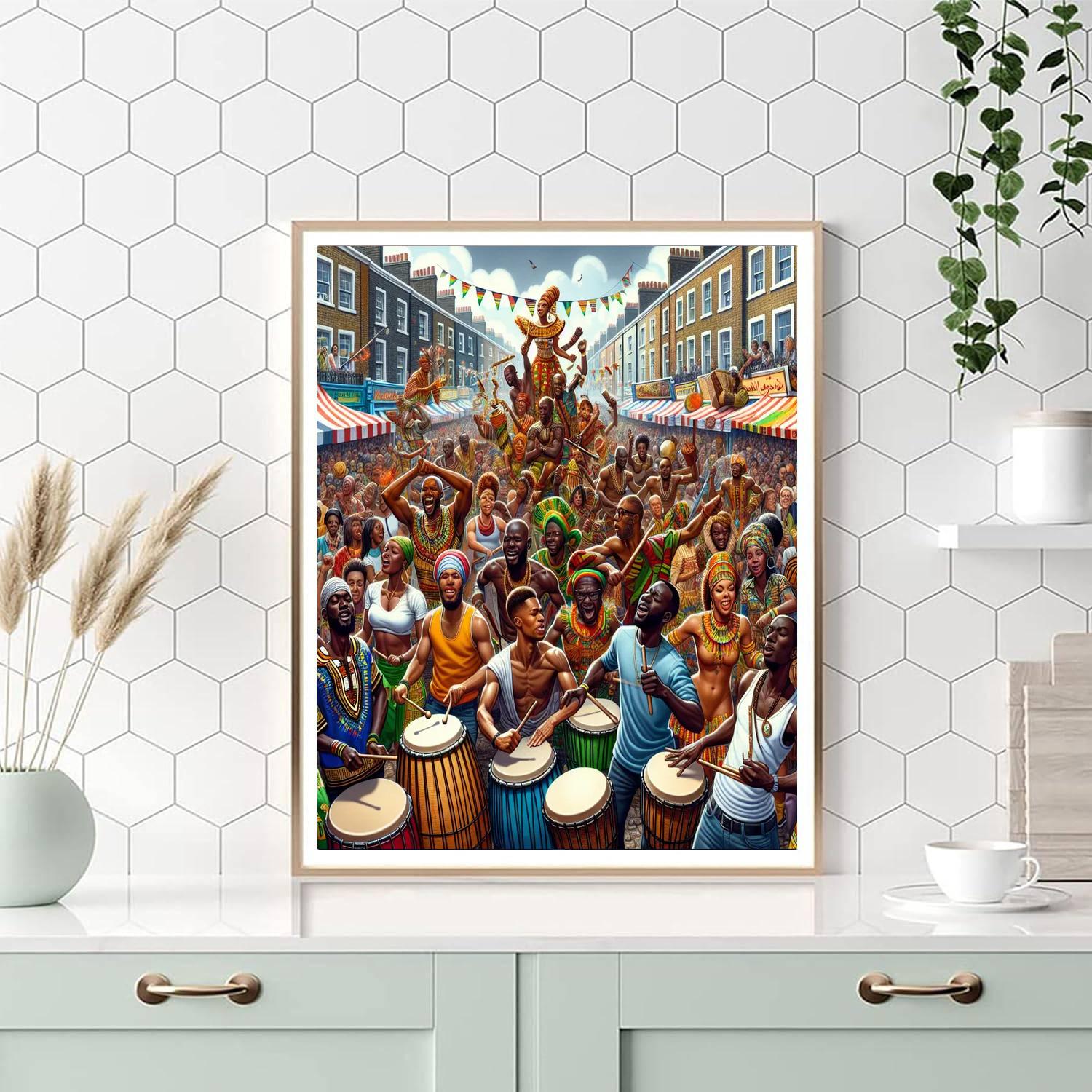 Yam Carnival - London, Uk Paint By Number