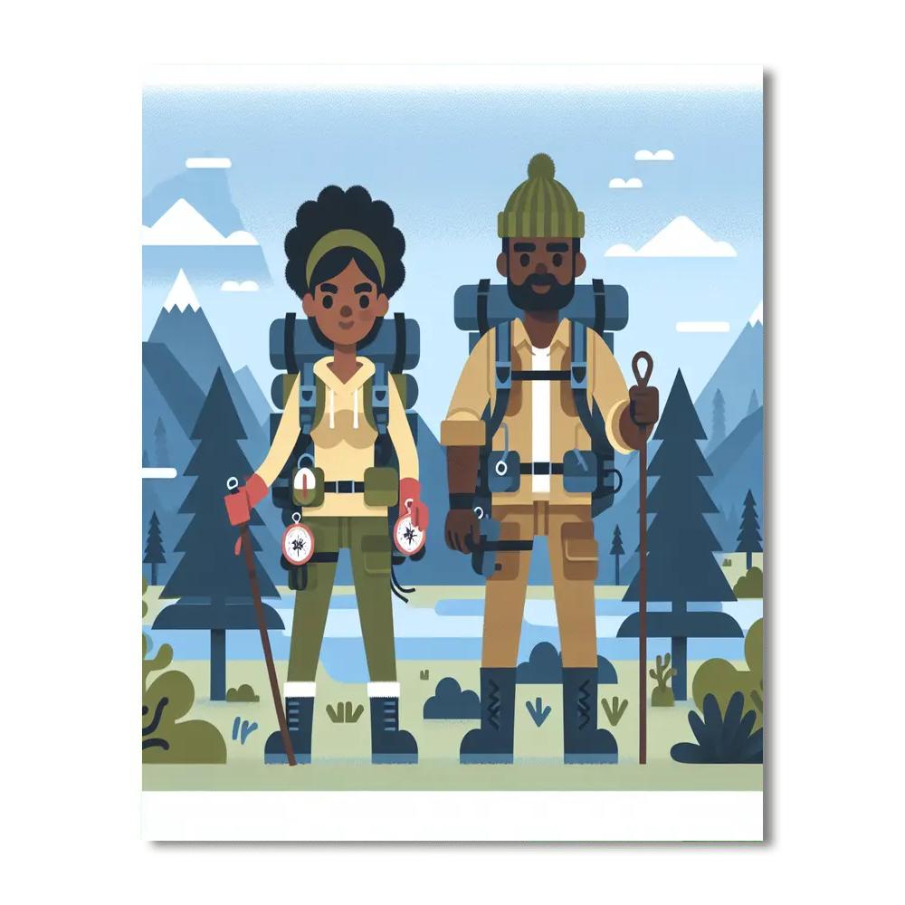 Brave Explorer Quest Numbered Painting Kits
