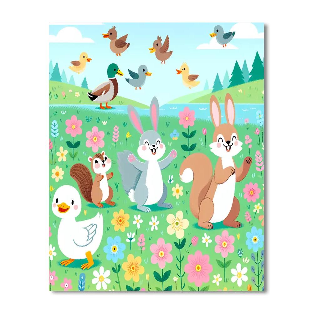 Springtime Celebration Paint By Color