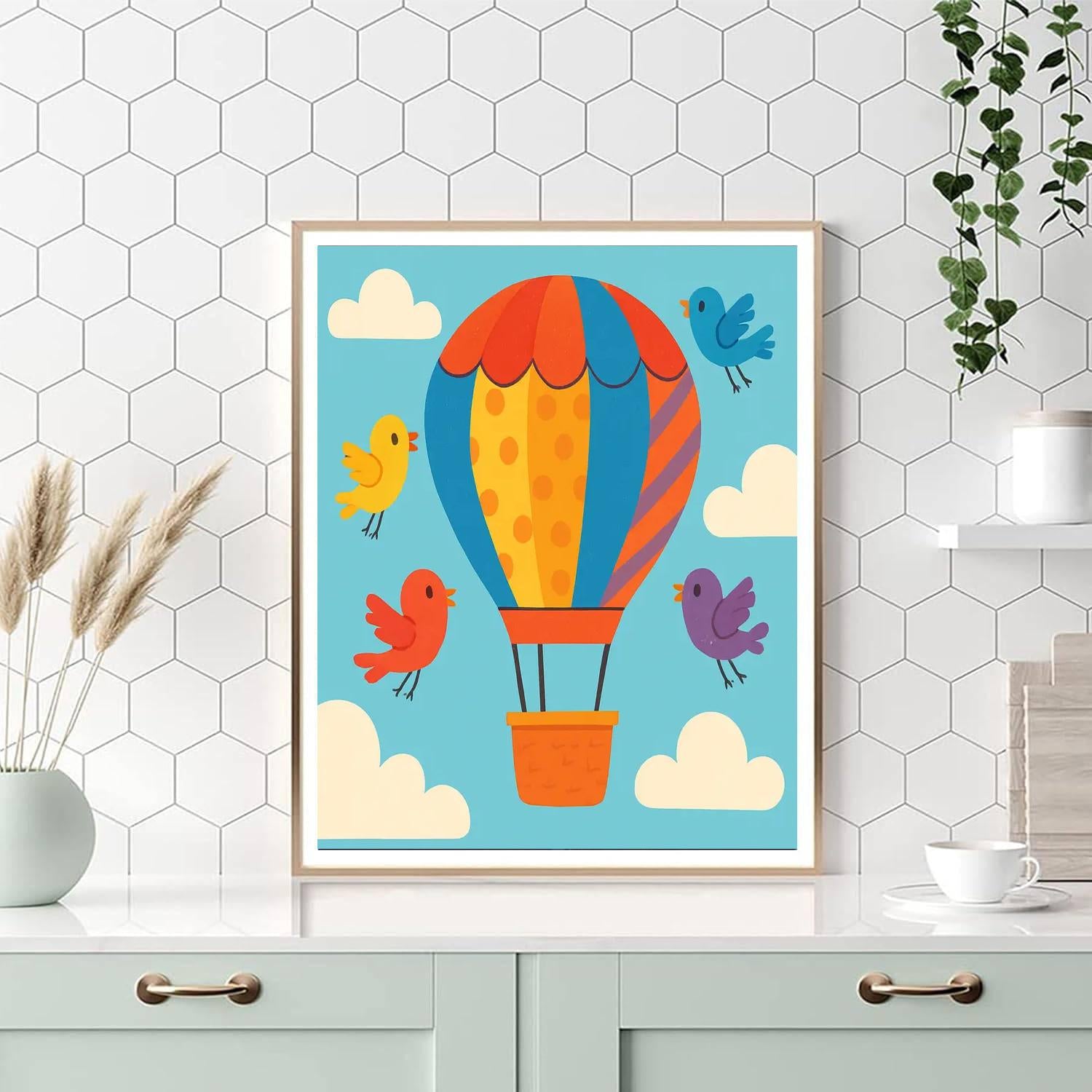 Dreamy Sky Safari Numbered Painting Kits
